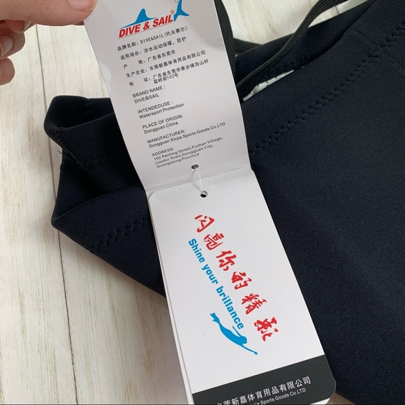 NWT Dive & Sail Black Neoprene Scuba Pants - Picture 4 of 7